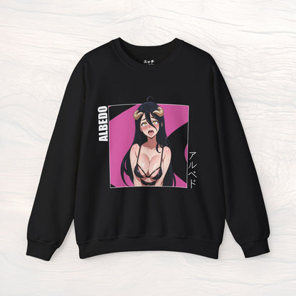 AHEGAO ALBEDO CREWNECK SWEATSHIRT