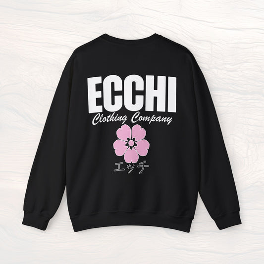 ECCHI CHERRY BLOSSOM - CREWNECK SWEATSHIRT