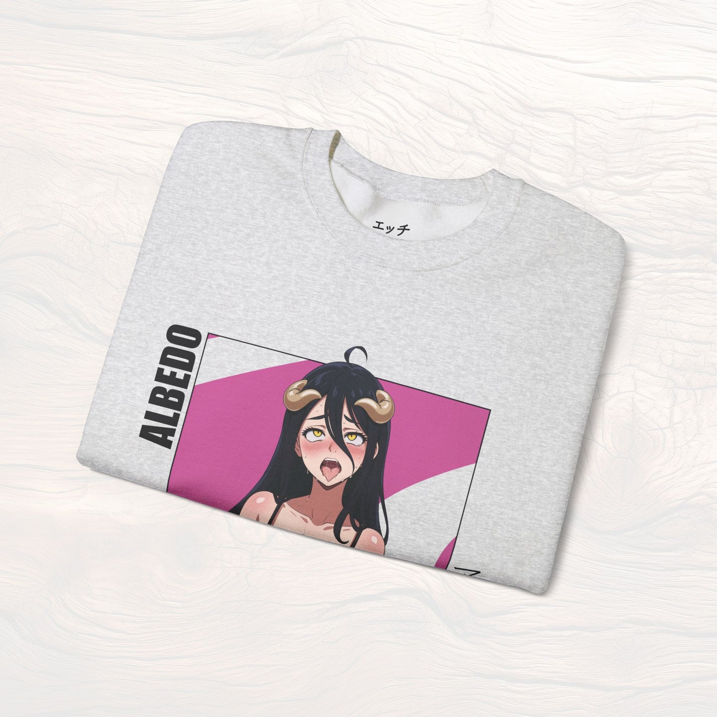 AHEGAO ALBEDO CREWNECK SWEATSHIRT