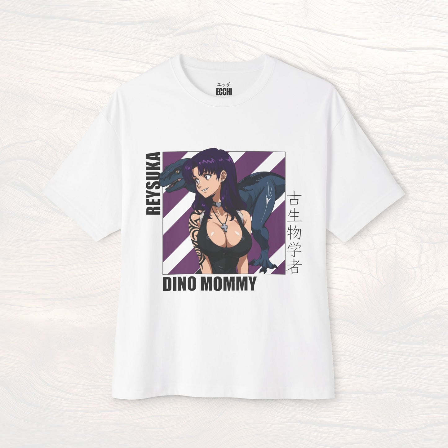 ECCHI x REYSUKA - "DINO MOMMY" - BOXY TEE SHIRT