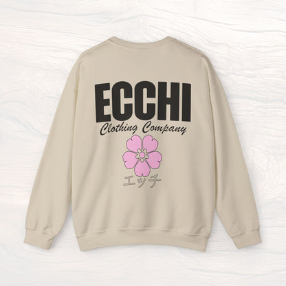 ECCHI CHERRY BLOSSOM - CREWNECK SWEATSHIRT