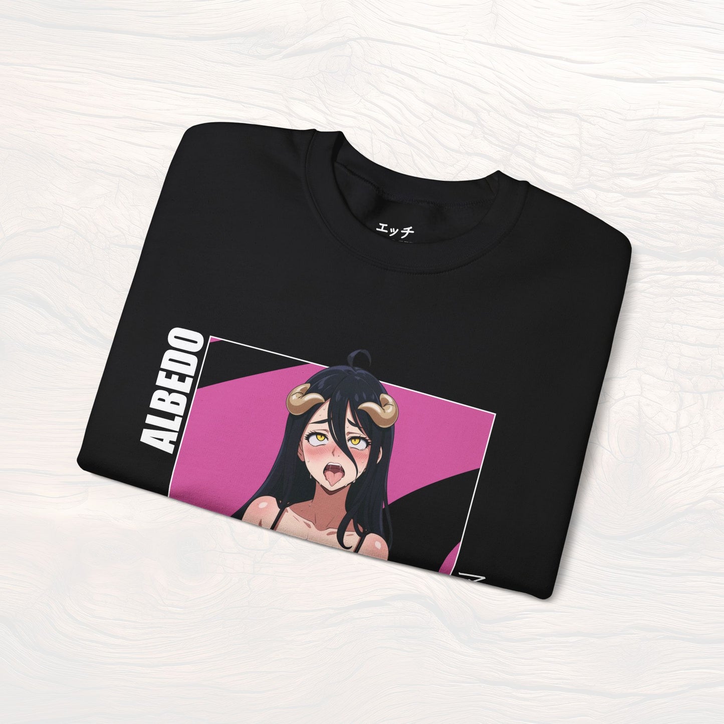 AHEGAO ALBEDO CREWNECK SWEATSHIRT