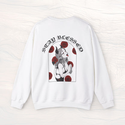 SUCCUBAE - SB ROSES - CREWNECK SWEATSHIRT