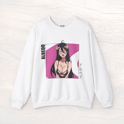 AHEGAO ALBEDO CREWNECK SWEATSHIRT