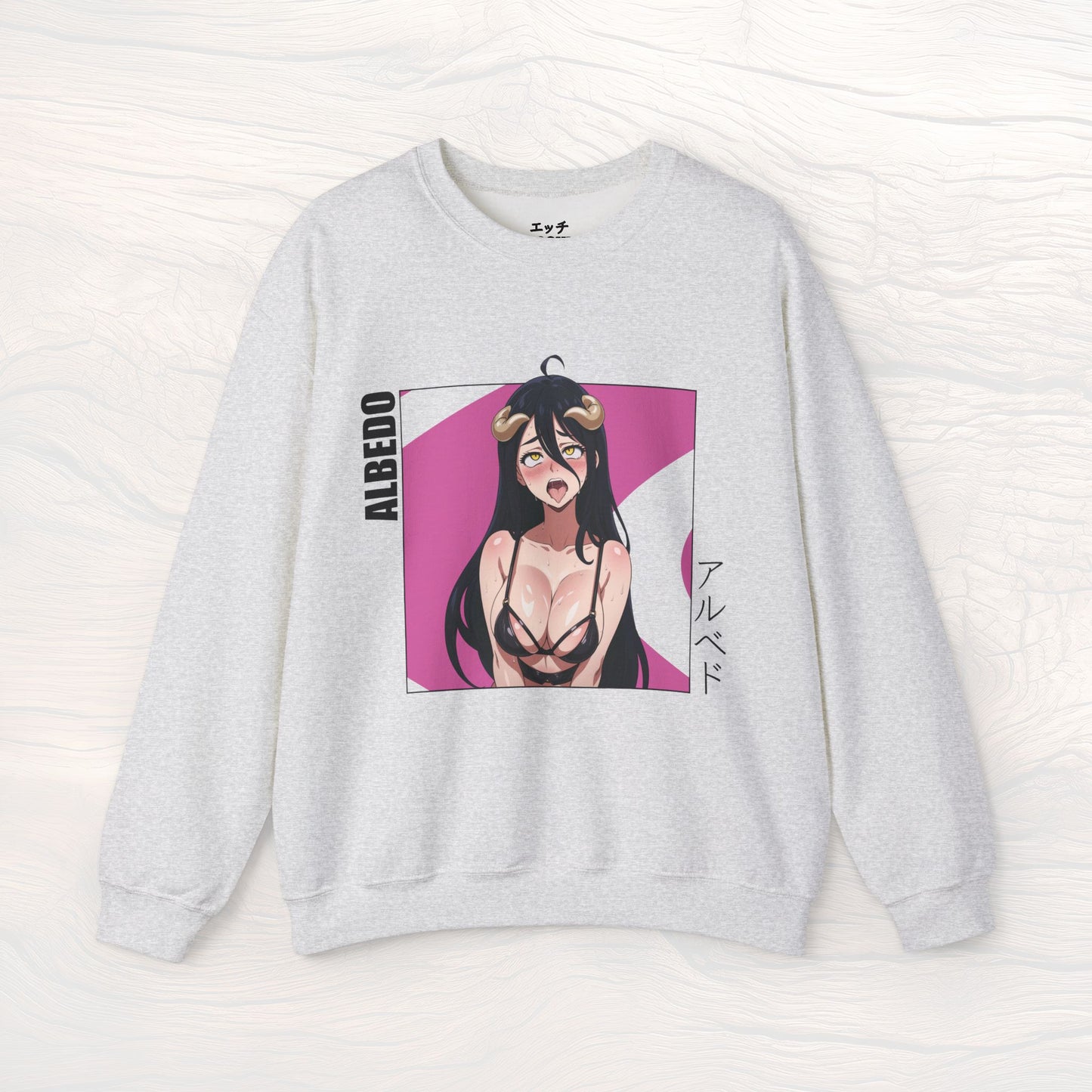 AHEGAO ALBEDO CREWNECK SWEATSHIRT