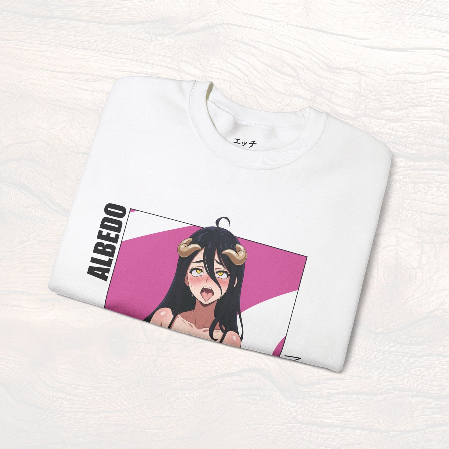 AHEGAO ALBEDO CREWNECK SWEATSHIRT